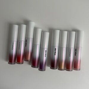 Set of 9 MAC Strobe Beam Liquid Blushes - brand new, just swatched